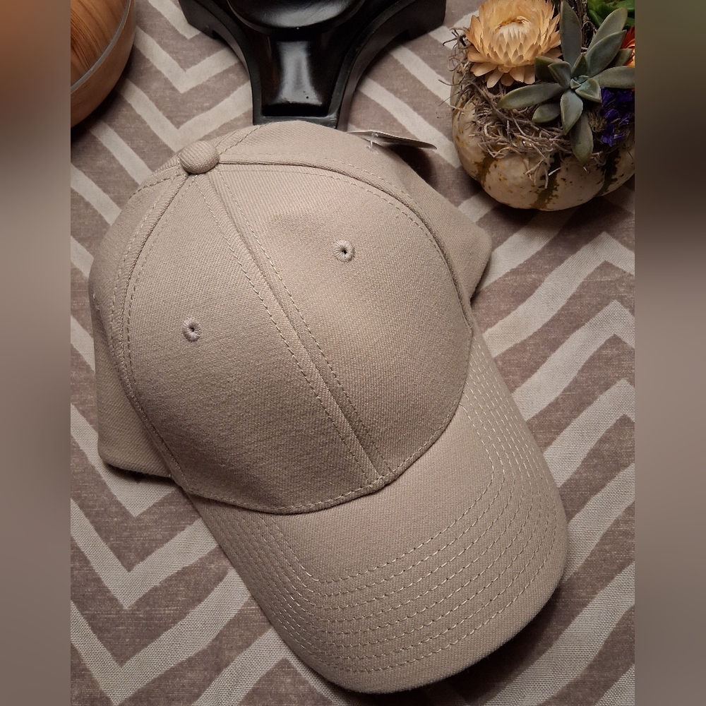 A-Flex Tan Baseball Hat